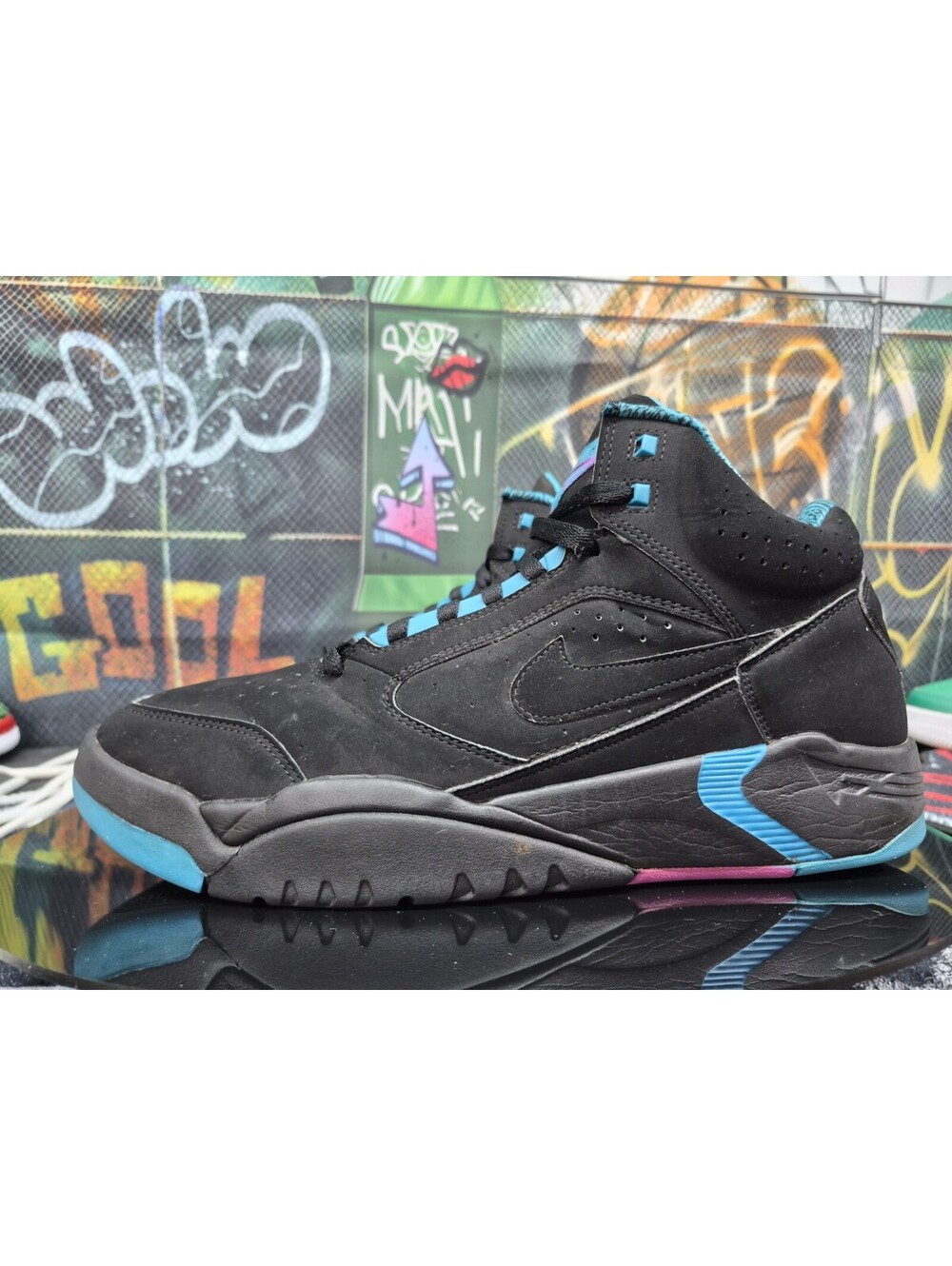 Nike Shoe Air Flight Lite Mid Sneakers US Mens size 12M LQQK!